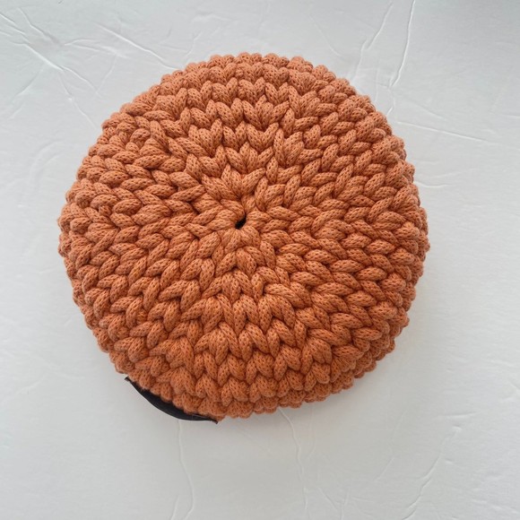 Pumpkin, Basket and Potholder Set in Terracotta Color Handmade - Picture 5 of 5